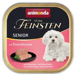 ANIMONDA Vom Feinsten Dog Senior serca indyka 150g